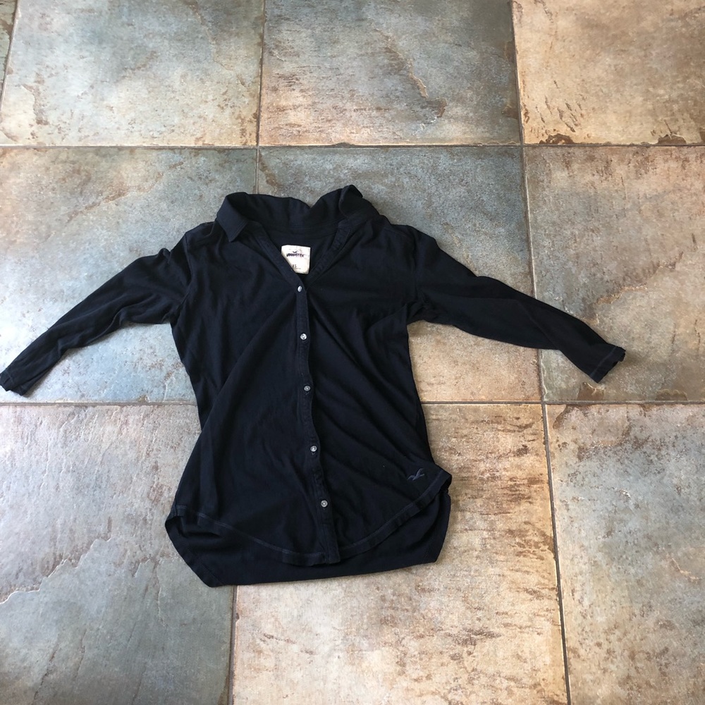 Hollister Black Dress Shirt